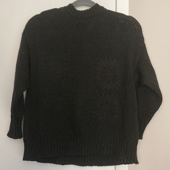 Black patterned sweater - Picture 4 of 4